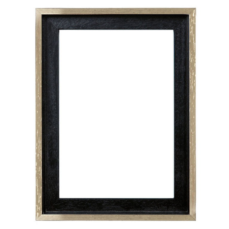 Baklijst Zwart/Goud 80x100 cm - Vooraanzicht