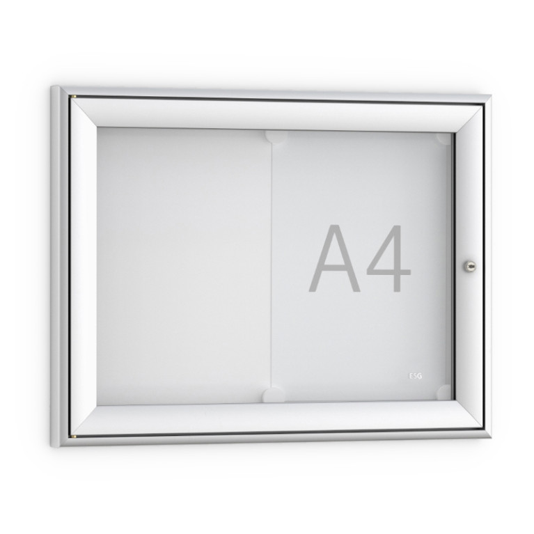 Informatiekast Buiten Draaideur 2x A4 Basic