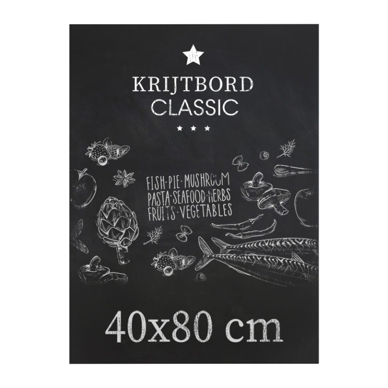Krijtbord Classic 40x80 cm Zonder Ophangsysteem