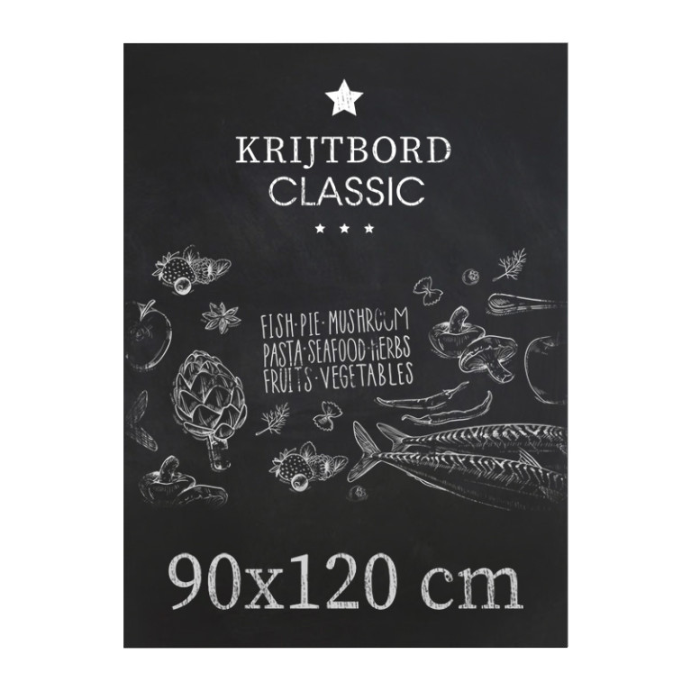 Krijtbord Classic 90x120 cm Verticaal en Horizontaal