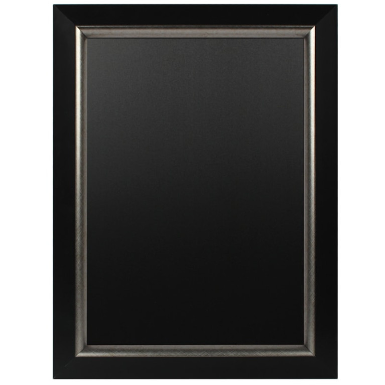 Krijtbord Salieri Zwart/Zilver 30x40 cm