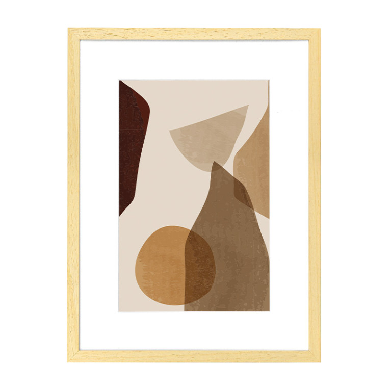 Wissellijst Hout A3 - Lijst met artwork en passe partout