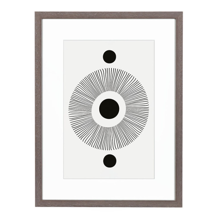 Wissellijst Vergrijsd 20x20 cm - Art Print en Passe Partout