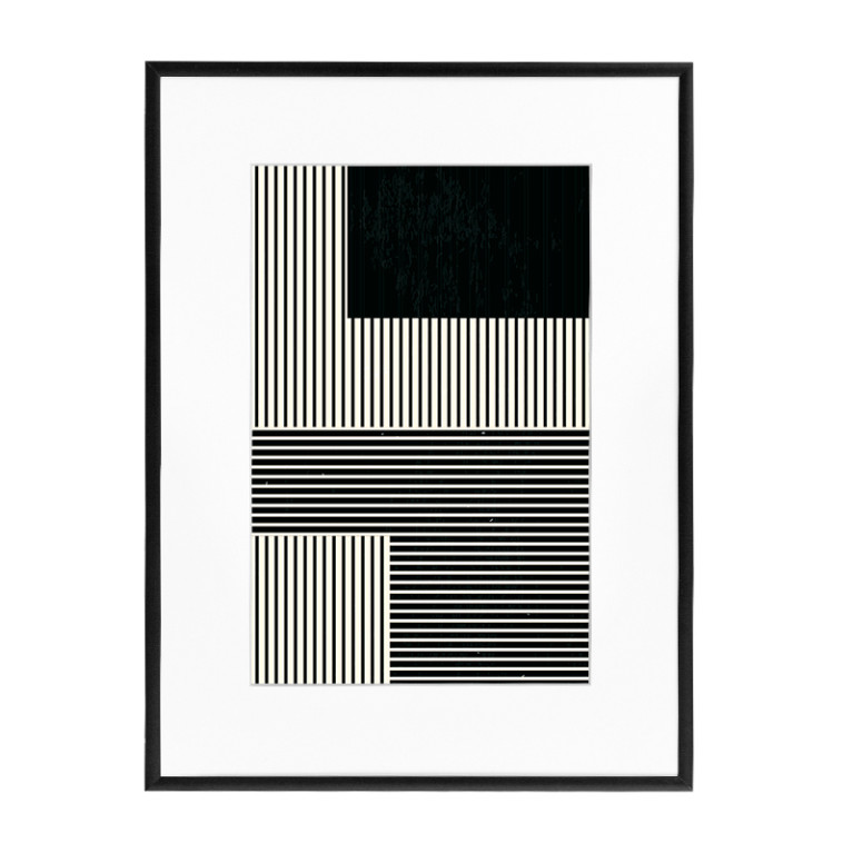 Wissellijst Aluminium Mat Zwart A2 - Art Print en Passe Partout