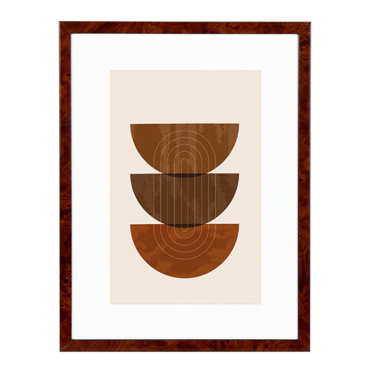 Wissellijst Wortelnoten 30x45 cm - Art Print en Passe Partout
