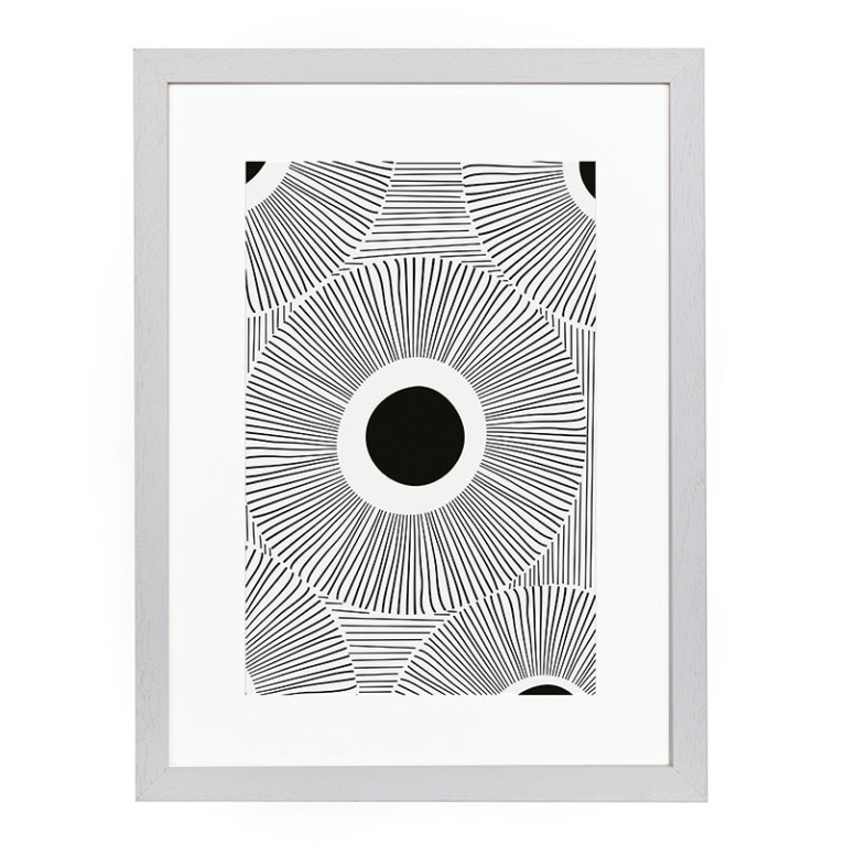 Wissellijst Hout_Wit_Breed 65x71 cm - Art Print en Passe Partout