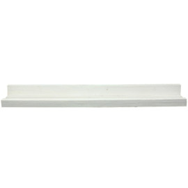 Fotoplank Steigerhout Wit 80cm voorkant details