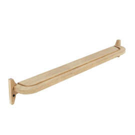 Wandplank Hout Eiken 100 cm Ongelakt - Schuin