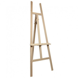Schildersezel Leonardo - Blank Ongelakt 154 cm 