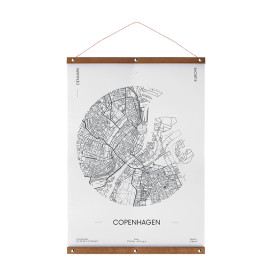 Posterhanger Hout Nikkel 70 cm