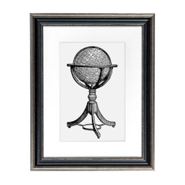 Fotolijst Venice Zwart/Zilver A4 (21x29,7 cm) - Art Print en Passe Partout