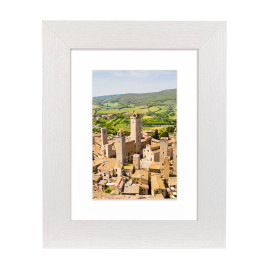 Fotolijst Milano Wit 70x100 cm - Art Print en Passe Partout