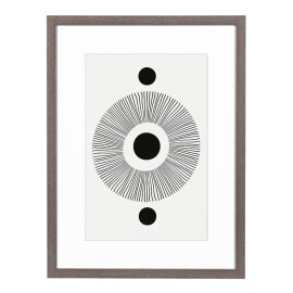Wissellijst Vergrijsd 18x24 cm - Art Print en Passe Partout
