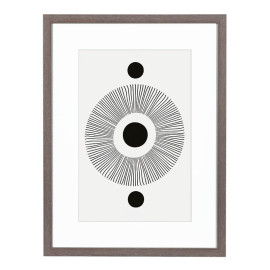 Wissellijst Vergrijsd 50x70 cm - Art Print en Passe Partout