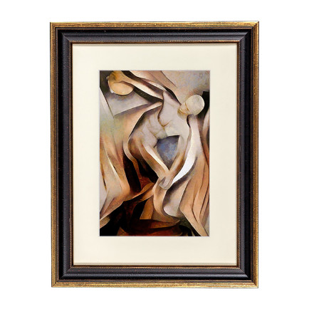 Fotolijst Venice Zwart/Goud 40x50 cm - Art Print en Passe Partout