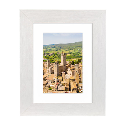 Fotolijst Milano Wit 30x40 cm - Art Print en Passe Partout