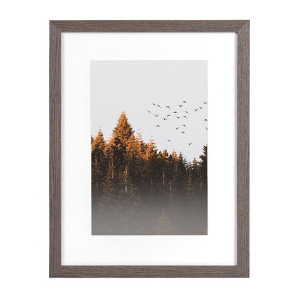 Fotolijst Floss Grijs 45x60 cm - Art Print en Passe Partout