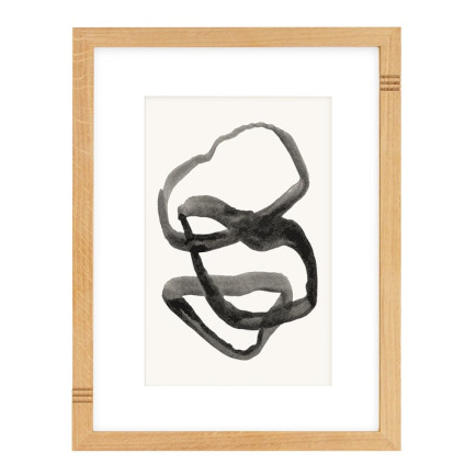 Vintlux Fotolijst Naesby Thin - Eiken Ongelakt 20x30 cm - Art Print en Passe Partout
