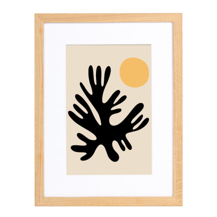 Vintlux Fotolijst Vesterby Thin - Eiken Ongelakt - Art Print en Passe Partout