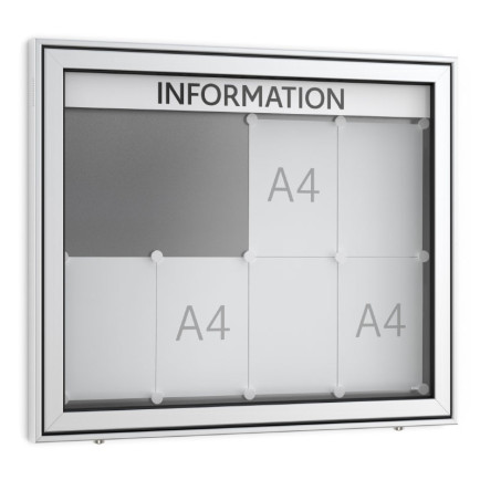 Informatiekast Buiten Draaideur 8x A4 Premium