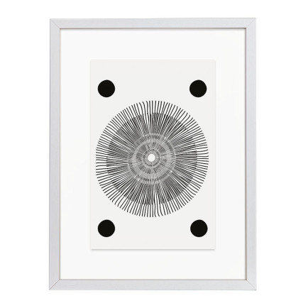 Wissellijst Hout Wit A2 - Art Print en Passe Partout