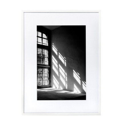 Wissellijst Wit A2 met print