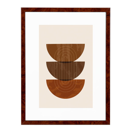 Wissellijst Wortelnoten A3 - Art Print en Passe Partout