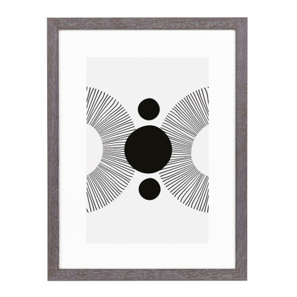 Wissellijst Vergrijsd Breed 20x25 cm - Art Print en Passe Partout