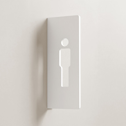 Oacklux Toiletbord Restro Wit - Man