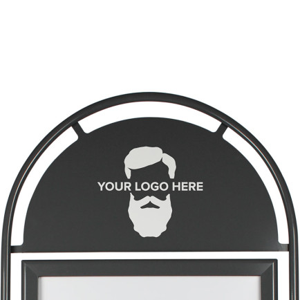 Bedrukt Topbord Round Tube A1 - Grey