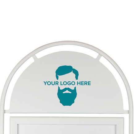 Bedrukt Topbord Round Tube A1 - White