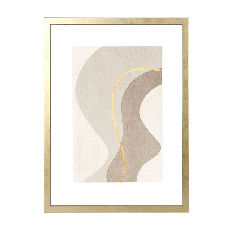 wissellijst-hout-metallic