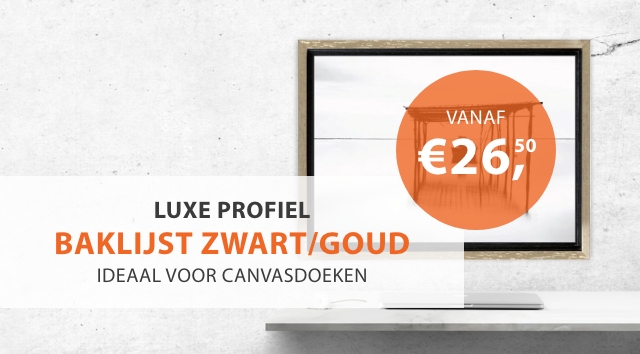 Baklijsten Zwart/Zilver