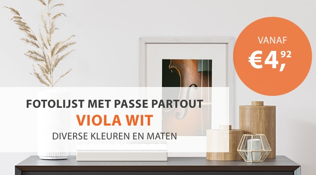 Fotolijsten Viola Wit